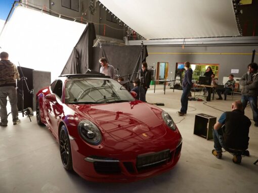 Ukázka z natáčení Porsche v Ateliéru A